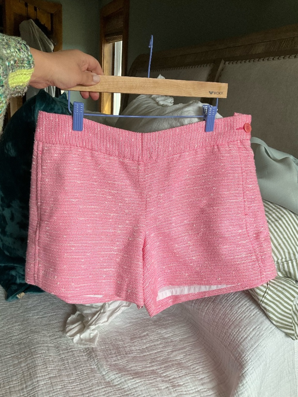 Lilly Pulitzer Sloane Short in Sparkle Pink Swirly Bouclé